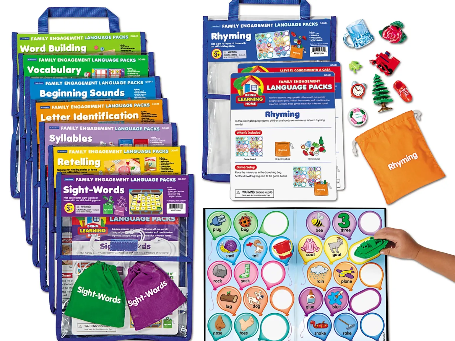 Family Engagement Language Packs - Preschool-Kindergarten - Complete Set