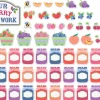 Farmers Market Berry Best Bulletin Board Set