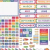 Farmers Market Calendar Bulletin Board Set