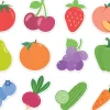 Farmers Market Fruits and Veggies Accents
