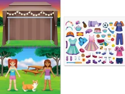 Fashion Friends Dress-Up Reusable Sticker Pad