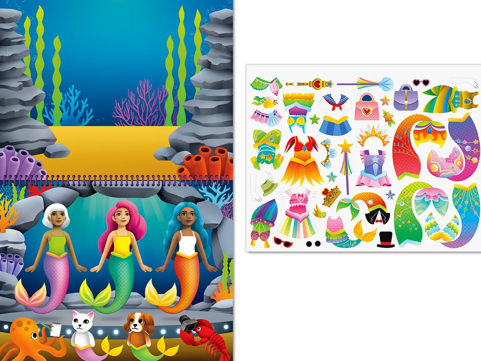 Fashion Friends Dress-Up Reusable Sticker Pad