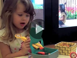 Feed-The-Bunny Fine Motor Game