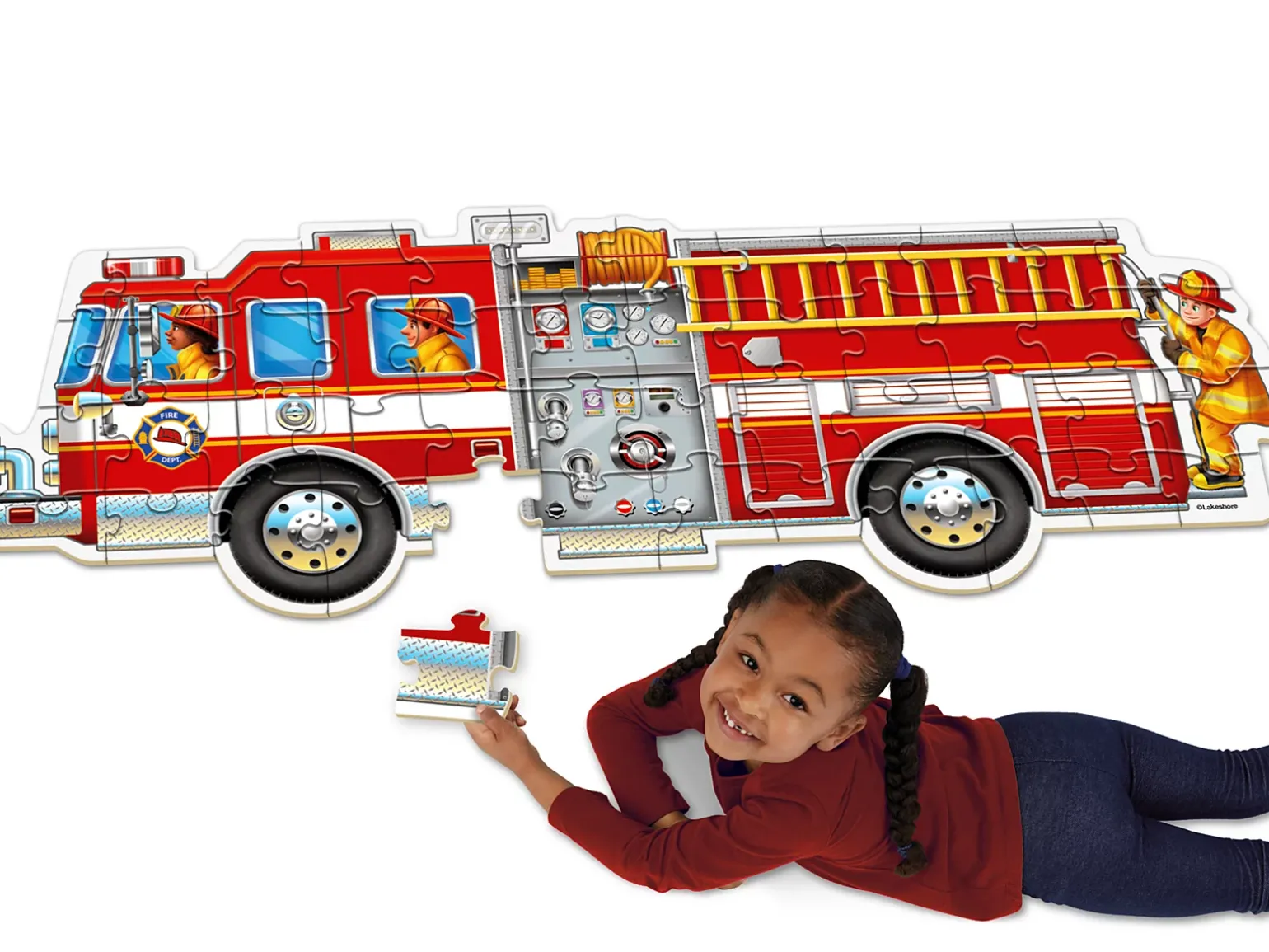 Fire Engine Floor Puzzle