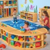 First Steps® Curved Storage Center with Acrylic Back