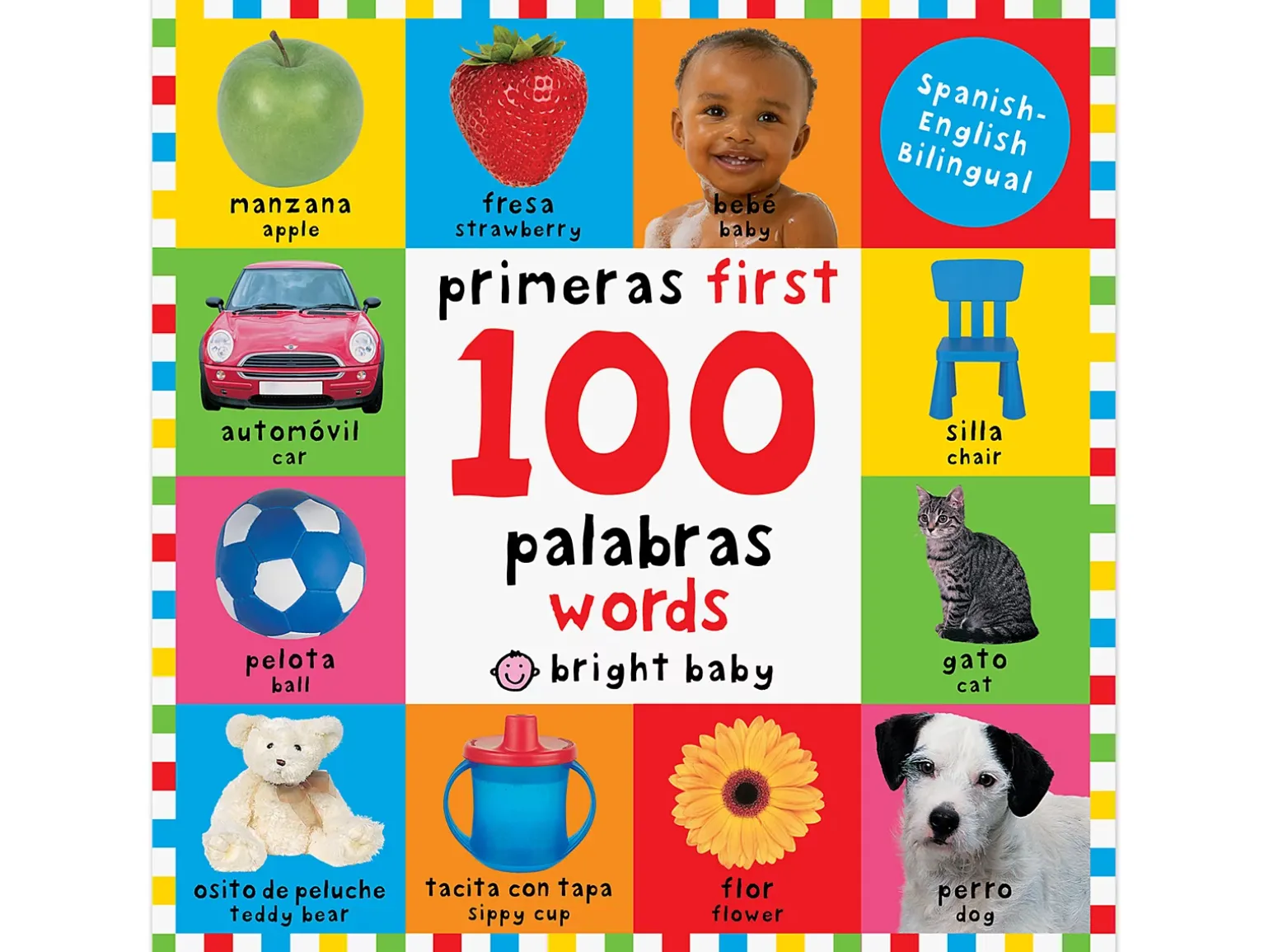 First 100 Words Bilingual Board Book