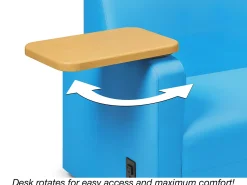 Flex-Space Comfy Chair with Desk & Power Zone