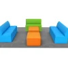 Flex-Space Comfy Couch Collaboration Zone