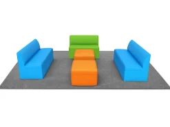 Flex-Space Comfy Couch Collaboration Zone