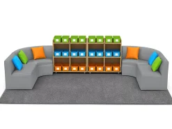 Flex-Space Comfy Couch Reading & Research Zone