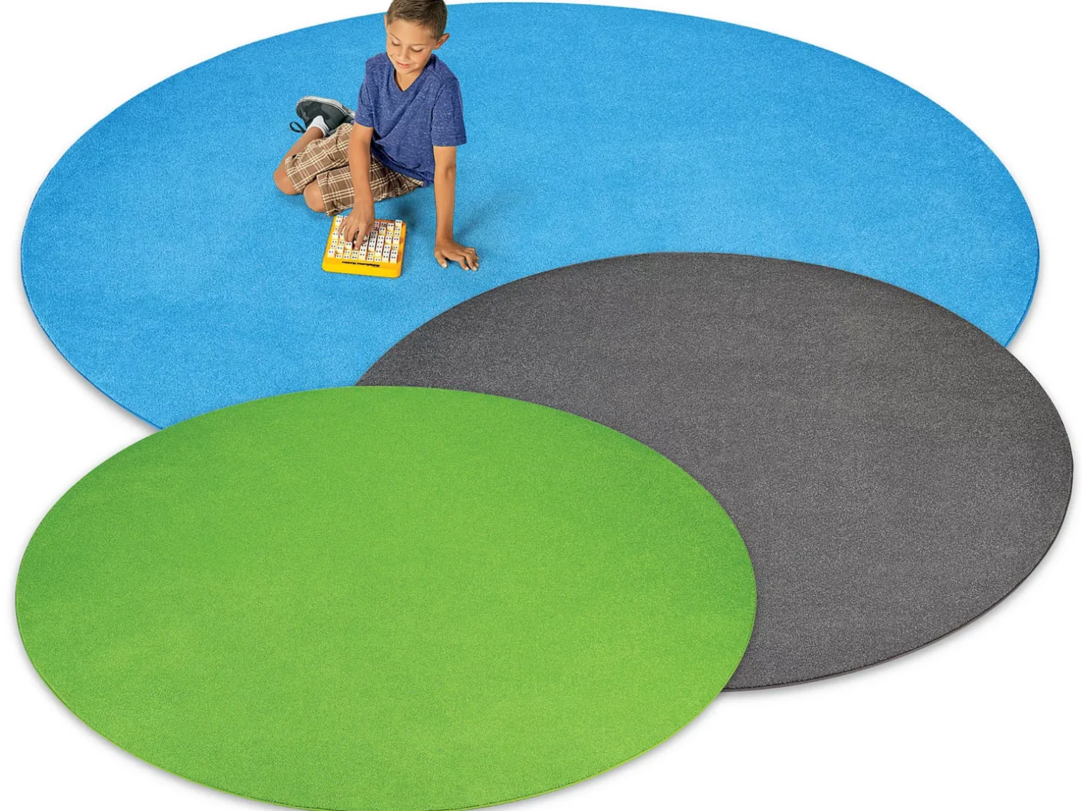 Flex-Space Comfy Round Classroom Carpets