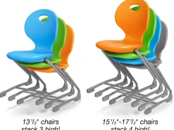 Flex-Space Ergo Bounce Cantilever Chairs