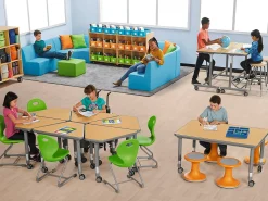 Flex-Space Ergo Bounce Cantilever Chairs