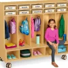 Flex-Space Jr.® Mobile Coat Lockers for 10