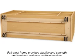 Flex-Space Jr.® Mobile Cubbies & Shelves Storage Unit