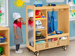 Flex-Space Jr.® Mobile Double-Sided Dress-Up Center