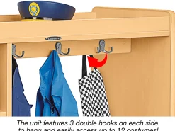 Flex-Space Jr.® Mobile Double-Sided Dress-Up Center