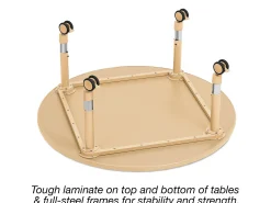 Flex-Space Jr.® Mobile Round Tables
