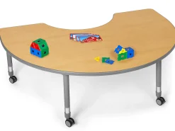 Flex-Space Mobile Group Table - Maple