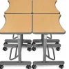 Flex-Space Mobile Standing Desk - Maple