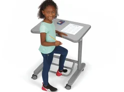 Flex-Space Mobile Standing Desk - Gray