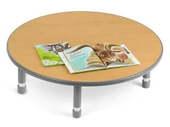 Flex-Space Round Floor Tables - Maple