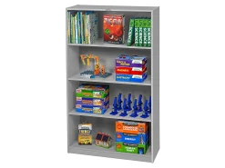 Flex-Space 4-Shelf All-Purpose Storage Unit - Gray