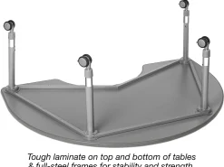 Flex-Space Write & Wipe Mobile Group Table