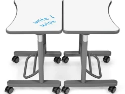 Flex-Space Write & Wipe Mobile Standing Desk