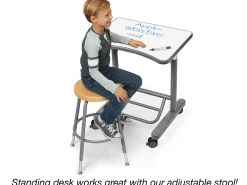 Flex-Space Write & Wipe Mobile Standing Desk