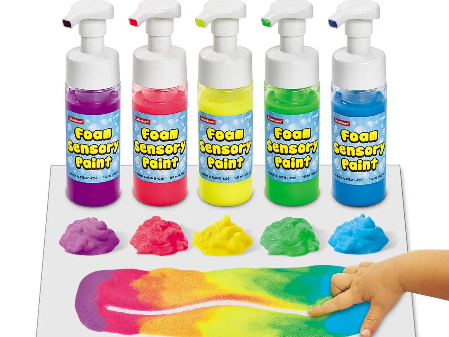 Foam Sensory Paint - Set of 5