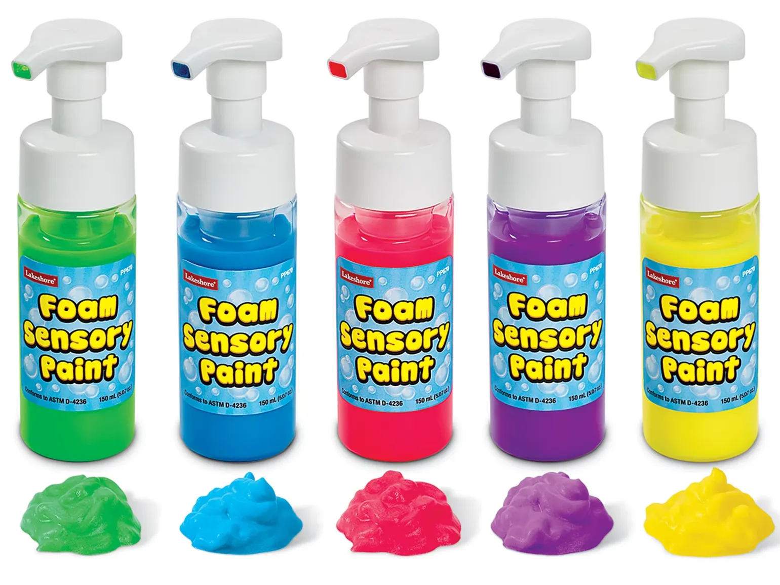 Foam Sensory Paint - Set of 5