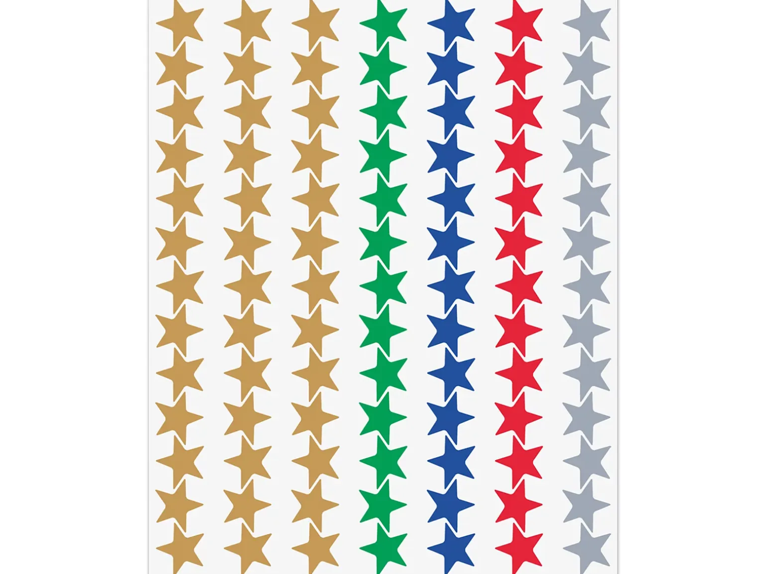 Foil Star Mini Stickers - Value Pack