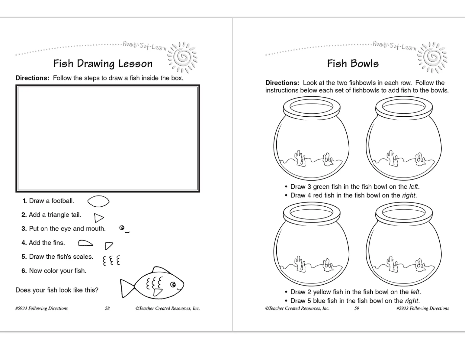 Following Directions Workbook