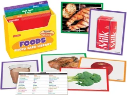 Foods Vocabulary Development Photo Card Library