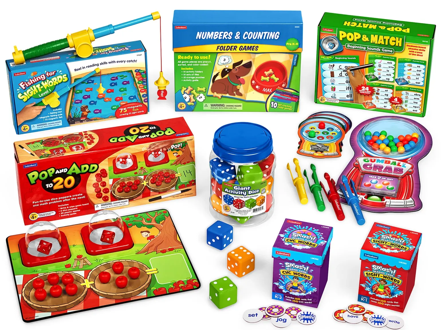 Foundational Skills Games Bundle - Pre K-K