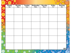 Four Seasons Write & Wipe Classroom Calendar