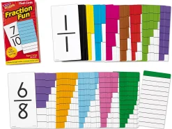Fraction Fun Flash Cards- 96 Cards