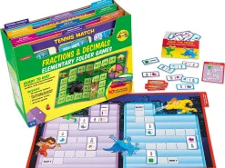 Fractions & Decimals Folder Game Library - Gr. 4-5