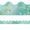 Galaxy Constellations Scalloped Border