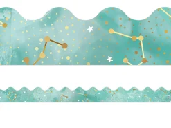 Galaxy Constellations Scalloped Border