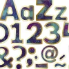 Galaxy 4" Punch-Out Letters