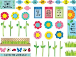 Garden of Good Manners Bulletin Board Set