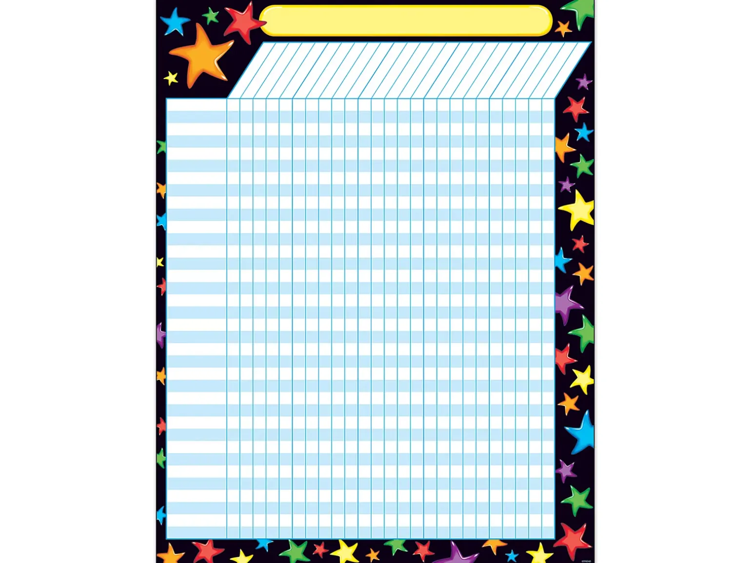 Gel Stars Incentive Chart