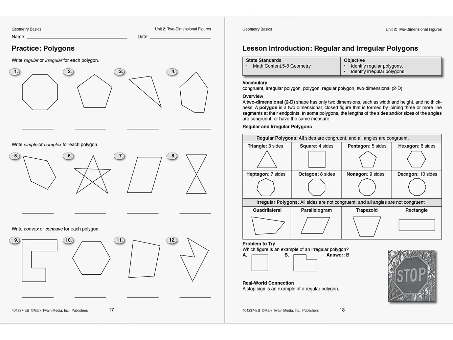 Geometry Basics Workbook