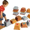 Giant Number Stepping-Stones