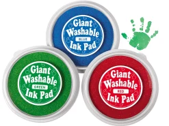 Giant Washable Color Ink Pads - Set 1