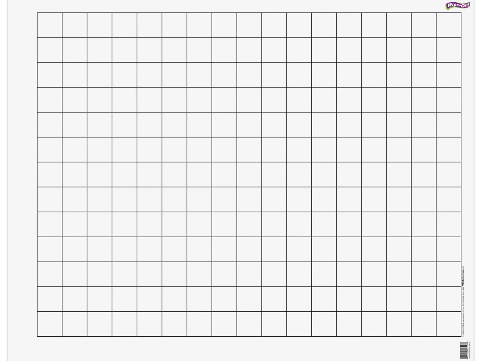 Giant Write & Wipe 1.5" Graph & Array Chart
