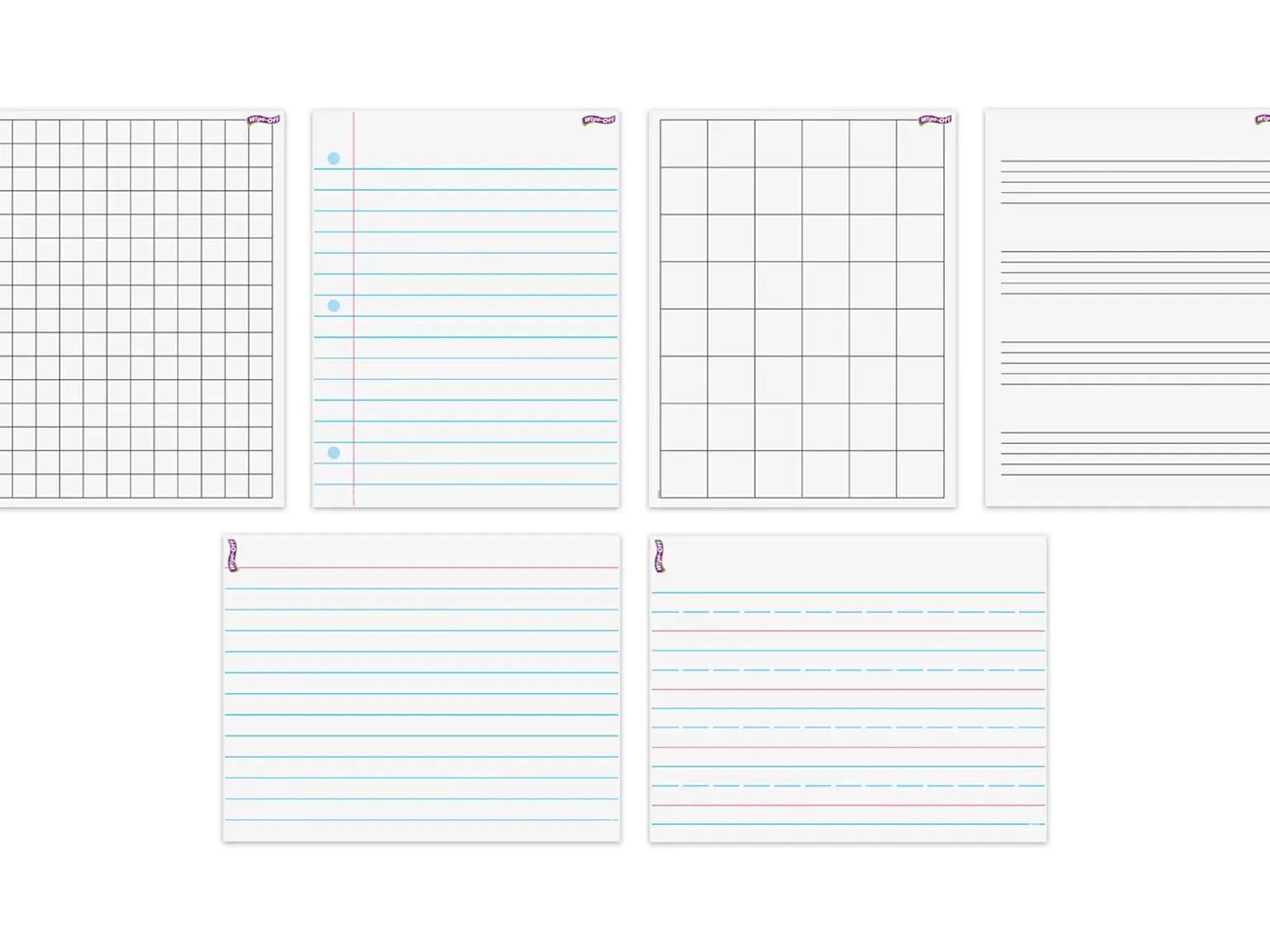Giant Write & Wipe Pages - Variety Pack