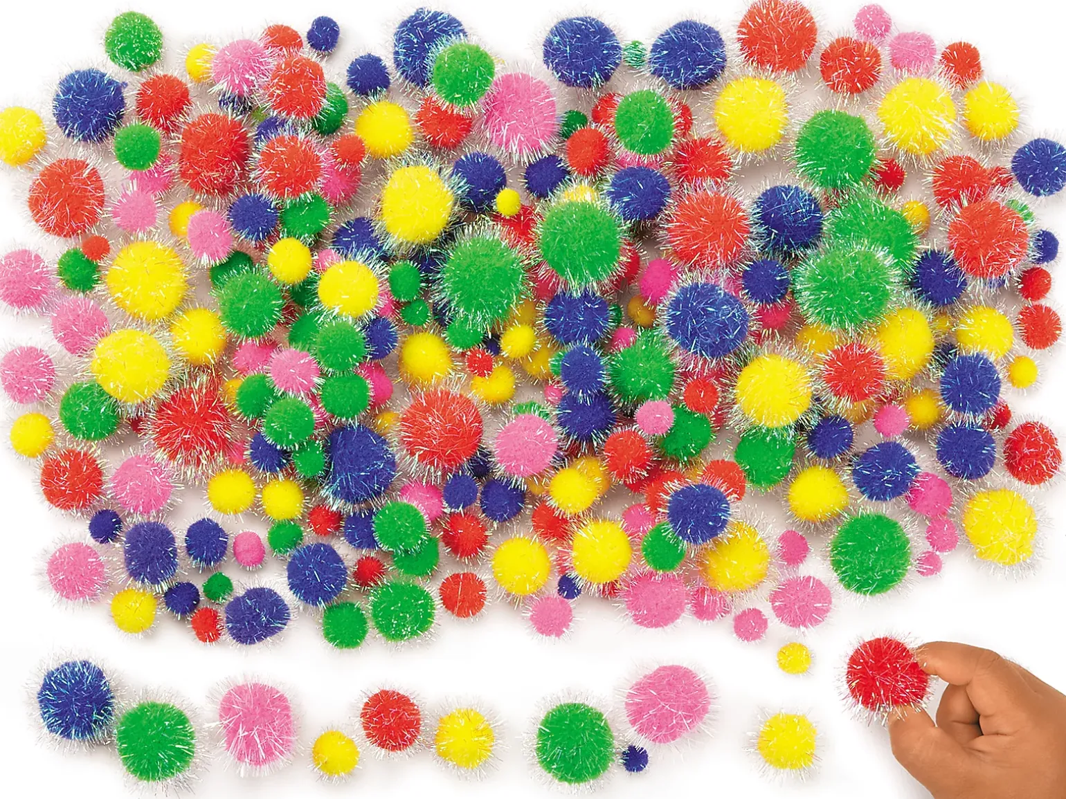 Glitter Pom-Poms